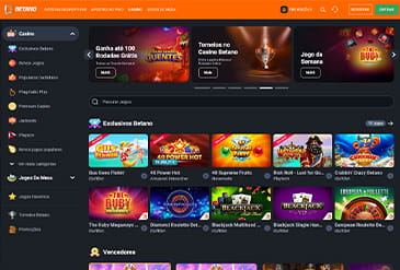 Página Inicial do Betano Casino