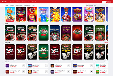 Seleção de Jogos do Betclic Casino