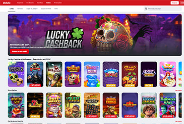 Página Inicial do Betclic Casino