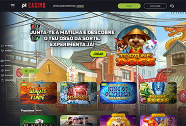Página Inicial do Placard Casino