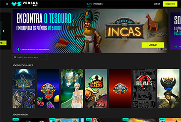 Página Inicial do VERSUSbet Casino